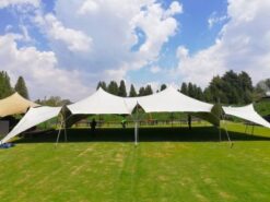 Stretch tent 10m x 15m.