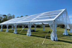 40x60 clear top tent.