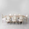 Bordeaux Olivia 8-Seater Dining Set - 2.4m - Stone