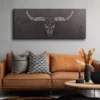 Longhorns Premium Canvas - Large